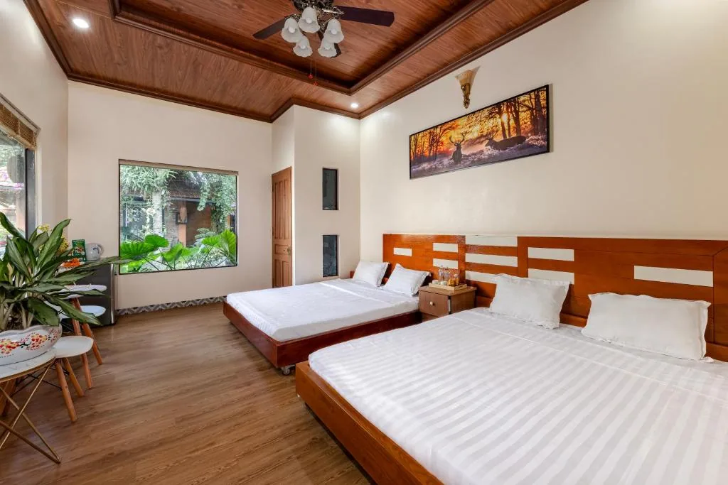 Family Room with Garden View — Tam Coc Friends Bungalow